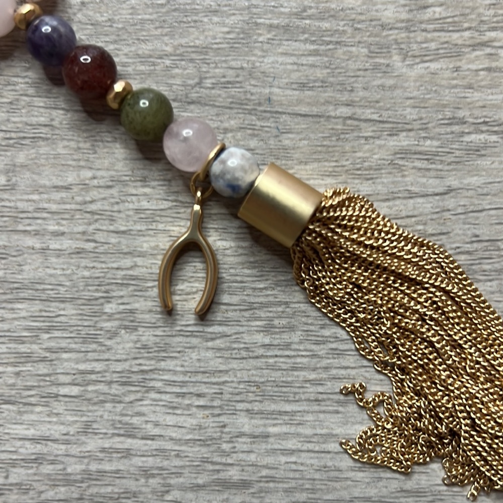 NWT WHBM semiprecious stone necklace - Picture 3 of 6